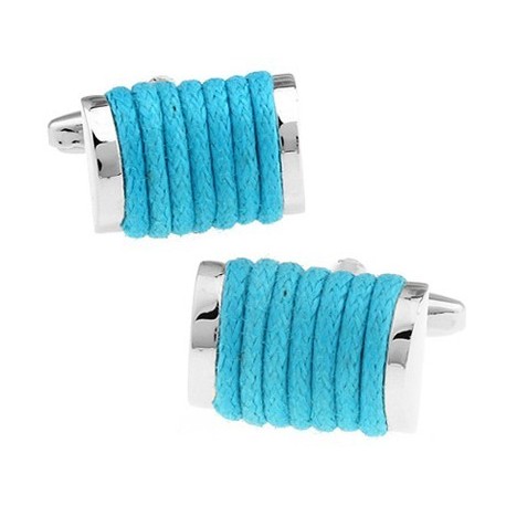 Turquoise Rope Cufflinks