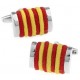 Yellow and Red Rope Cufflinks