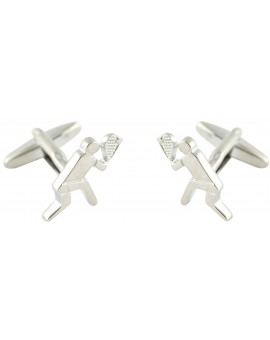 Tennis Player Cufflinks 