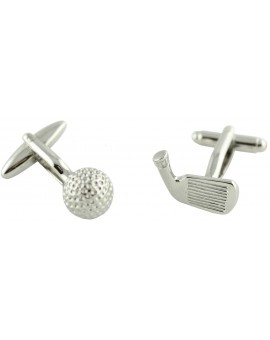 Golf Ball and Iron Cufflinks 