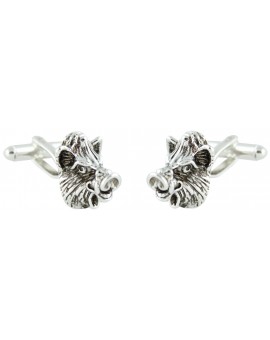 Wild Boar Head Cufflinks 