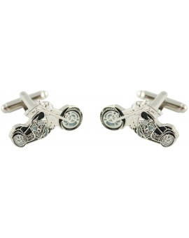 Black Harley Cufflinks 