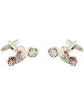 Red Harley Cufflinks 