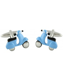 Blue Scooter Cufflinks 