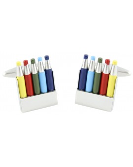Colours Pencils Cufflinks 