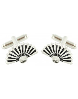 Hand Fan Cufflinks 
