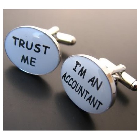 I´m an Accountant, Trust Me Cufflinks
