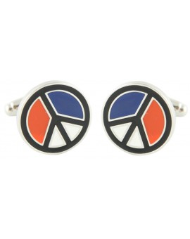 Peace Sign Cufflinks