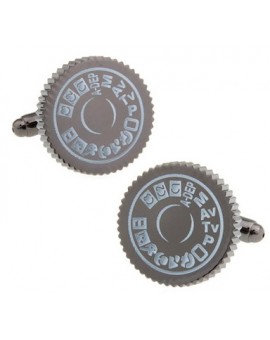 Camera Command Control Dial Cufflinks