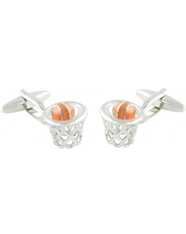 Basketball Hoop Cufflinks 