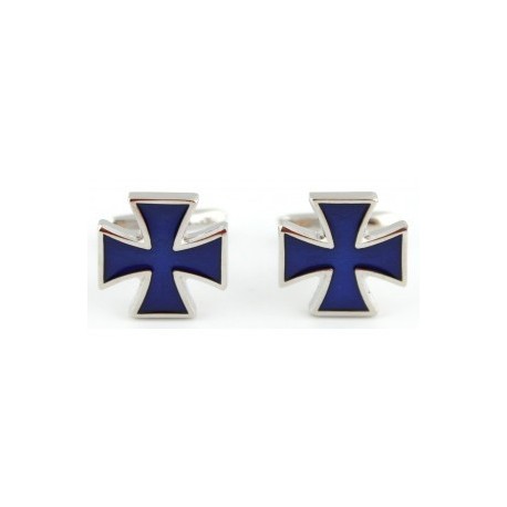 Navy Saint George's Cross Cufflinks