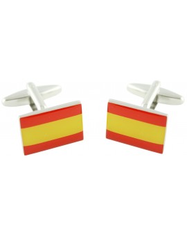 Spain Flag Cufflinks 