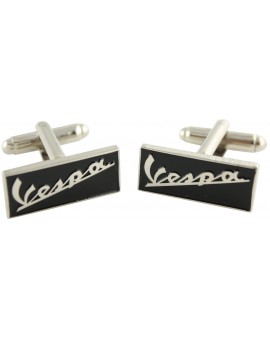 Gemelos Logo Vespa Negro