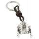 Silver Bullfighter Jacket Keychain