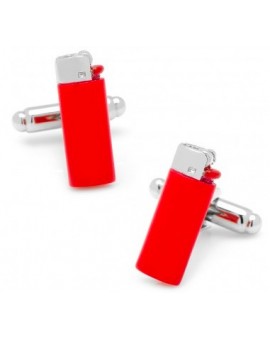 Red Clipper Lighter Cufflinks