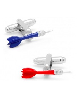 Red and Blue Darts Cufflinks 