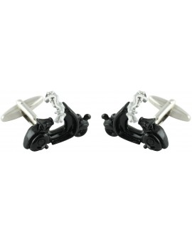 Gemelos Vespa 3D Negra