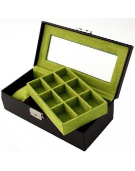 Leather 19-P Cufflink Case  2