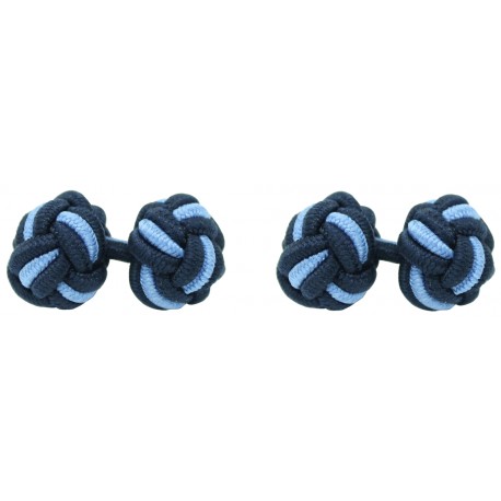 Gemelos Elásticos Bola Azul Marino y Azul Claro