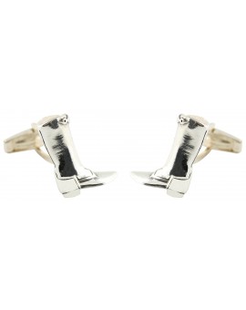 Sterling Silver Riding Boot Cufflinks 