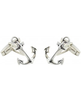 Sterling Silver Anchor Cufflinks 