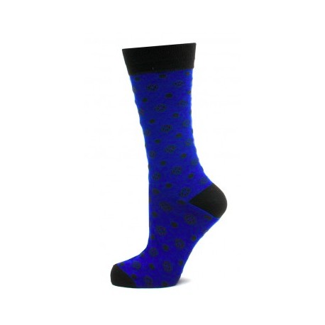 Blue Imperial Dot Socks