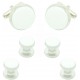 White Tuxedo Buttons and accessories for men 