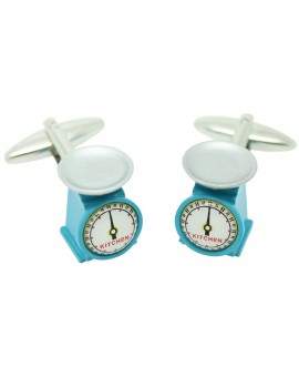 Kitchen Scales Cufflinks 