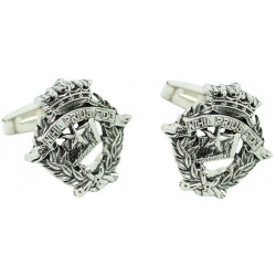 Sterling Silver Notary Emblem Cufflinks for man