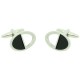 Wholesale Black and Silver Cufflinks