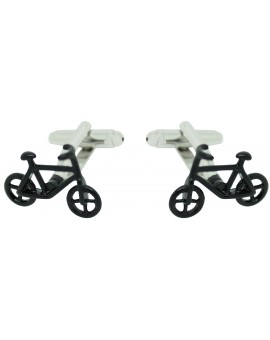 Black Bike Cufflinks 