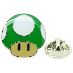 Green 1-UP Mushroom Mario Bros. Pin
