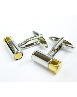 Gun Cartridge Cufflinks 