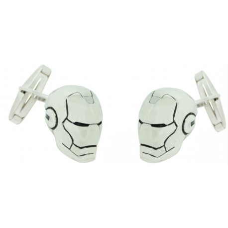 Wholesale Sterling Silver Iron Man Cufflinks