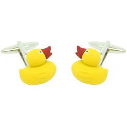 Yellow Duck Cufflinks 