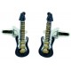 Gemelos Guitarra Eléctrica Azul marino 3D