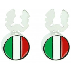 cubrebotones bandera Italia