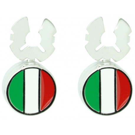 cubrebotones bandera Italia