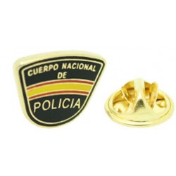 national police patch lapel pin