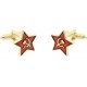 Communist star cufflinks