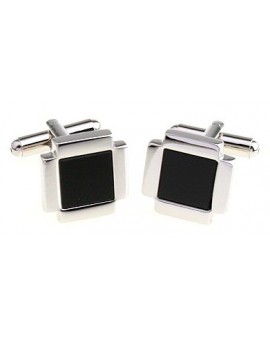 Black and Silver XVIII Cufflinks