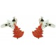 red flamenco cufflinks