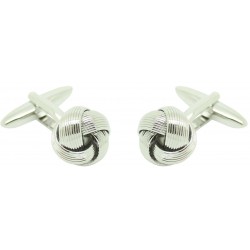 exclusive plated knot cufflinks