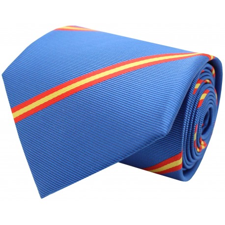 corbata bandera españa diagonal azulon