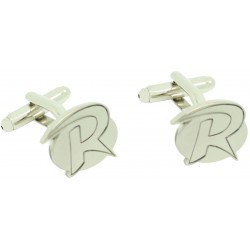Silver Robin logo cufflinks - Batman