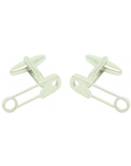 Safety Pin Cufflinks 