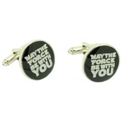 cufflinks MAY THE FORCE BE WITH YOU of STAR WARS