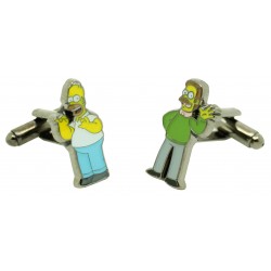 Homer and Ned Flanders Cufflinks