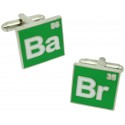 Breaking Bad Cufflinks behind