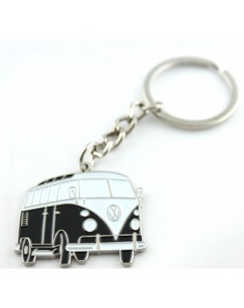 Black Volkswagen Van Keychain